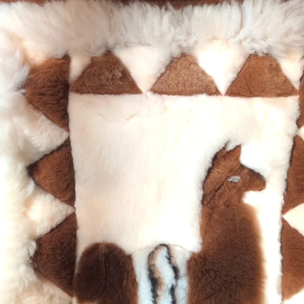 Authentic Llama Fur Wall Hanging